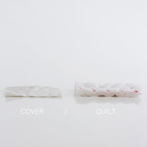 RED POLKA DOTS OVER WHITE COVER SET - We Are Polen
