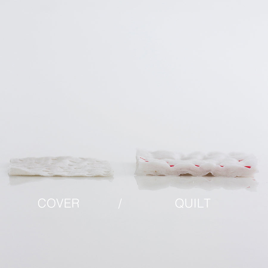 RED POLKA DOTS OVER WHITE COVER SET - We Are Polen